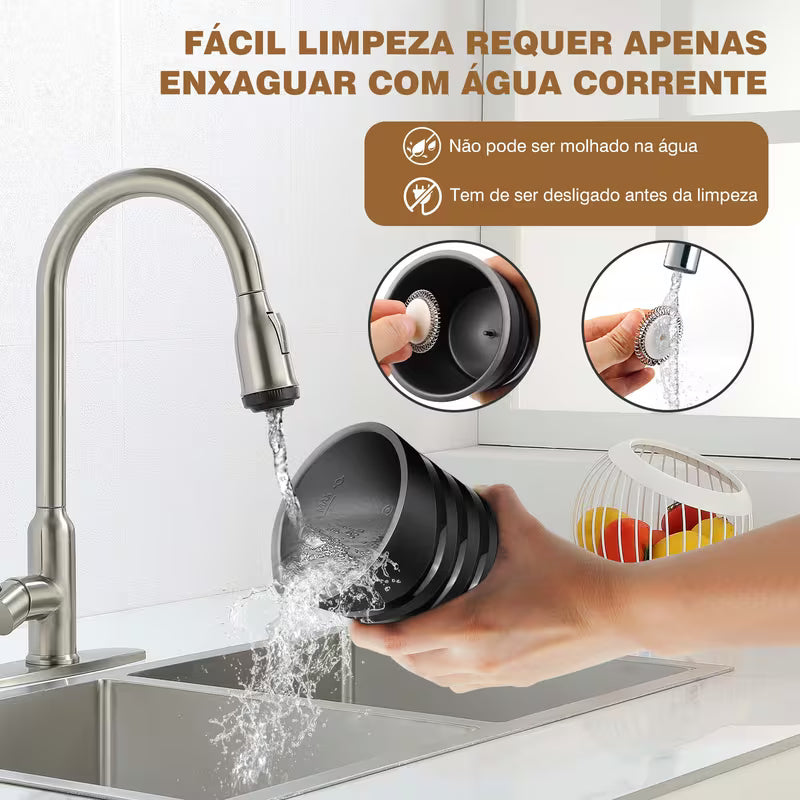Espumador de Leite Elétrico 4 Funções 600ml | Latte & Cappuccino Espa Café