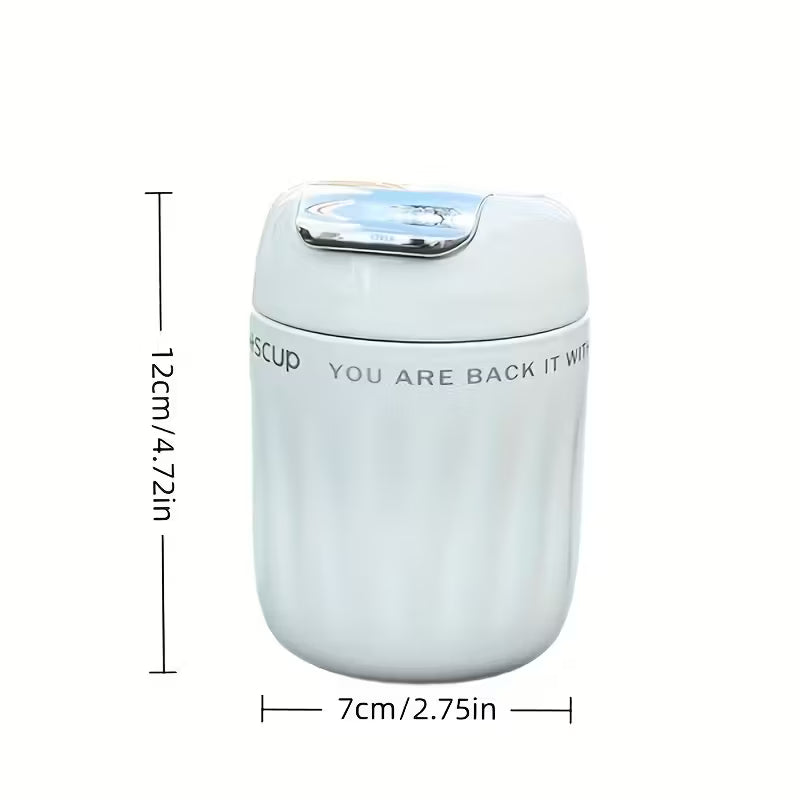 Mini Caneca Térmica 220ml com Infusor Espa Café – Inox a Vácuo Antivazamento p/ Café e Chá