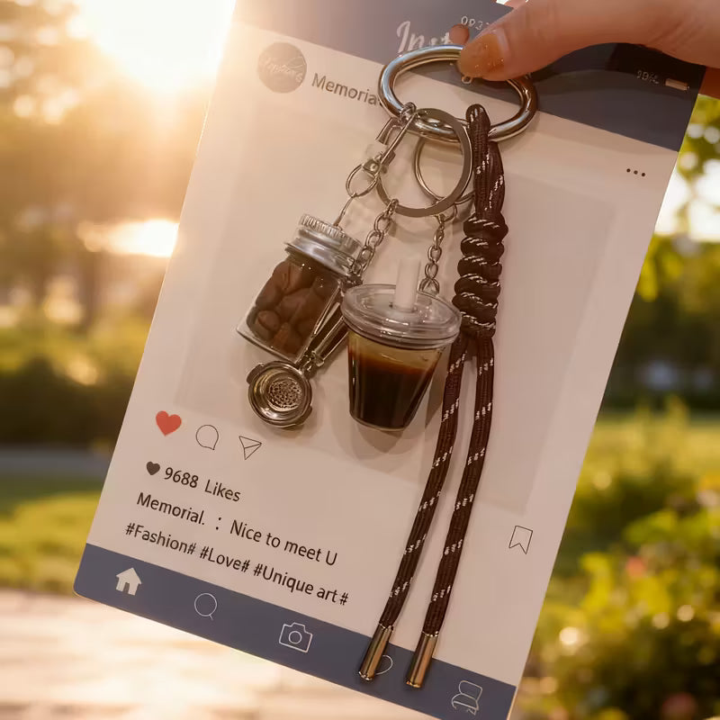Chaveiro Trançado Espa Café® – Estilo e Presente Versátil
