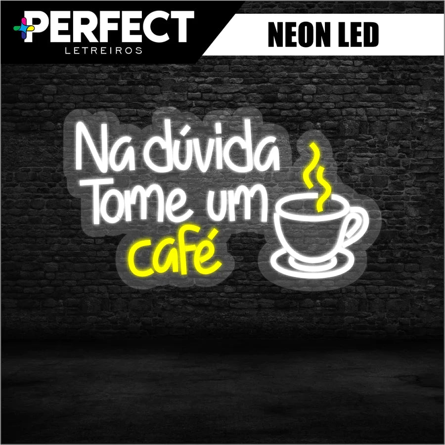 Luminária Neon Café Espa Café® – Visibilidade e Estilo