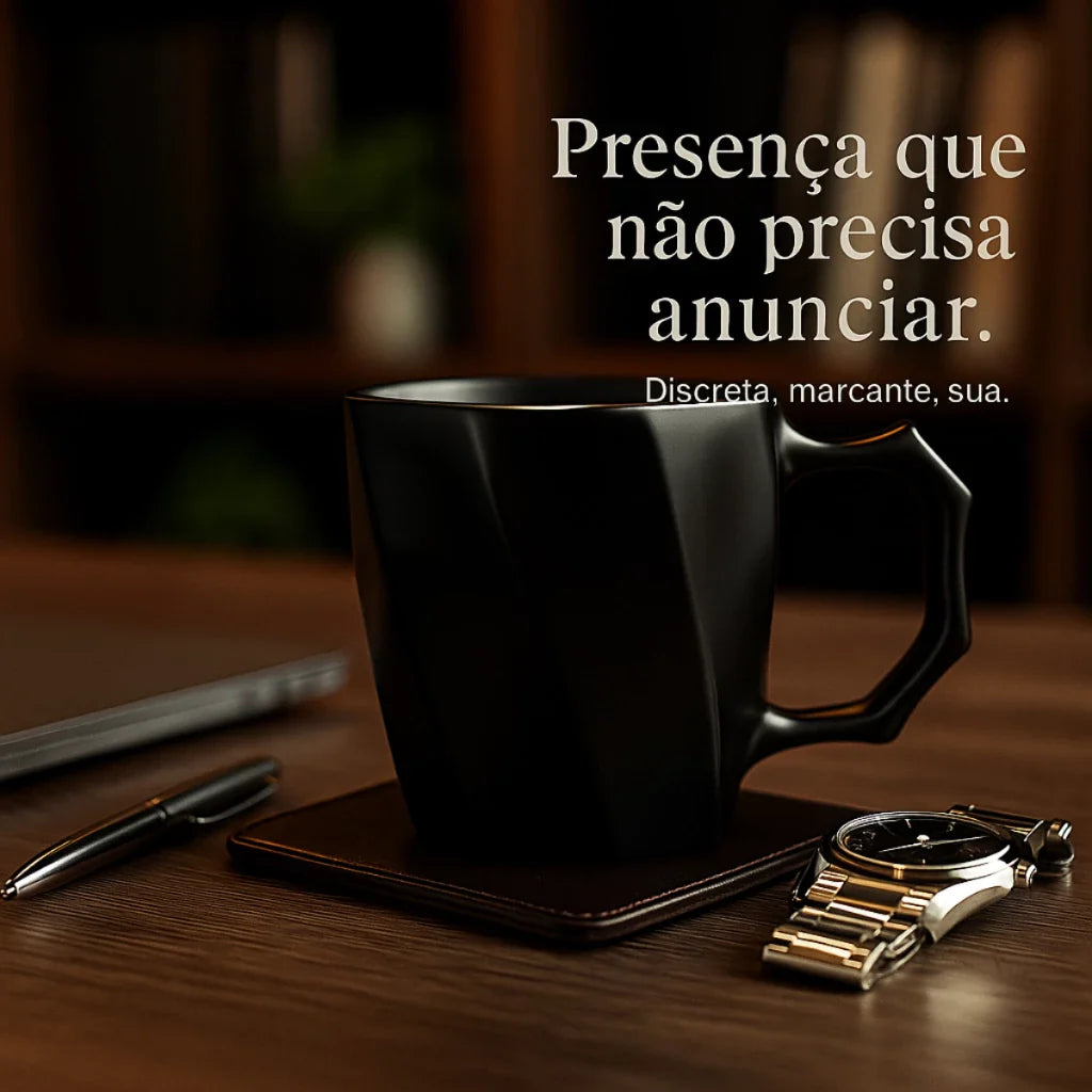 Kit 4 Canecas Cayan 260ml Cerâmica Premium | Design Geométrico Colorido – Espa Café