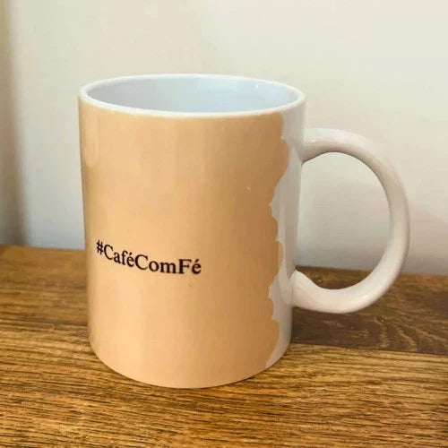 Caneca Café com Fé com QR Code | Versículos Bíblicos Diários – Espa Café