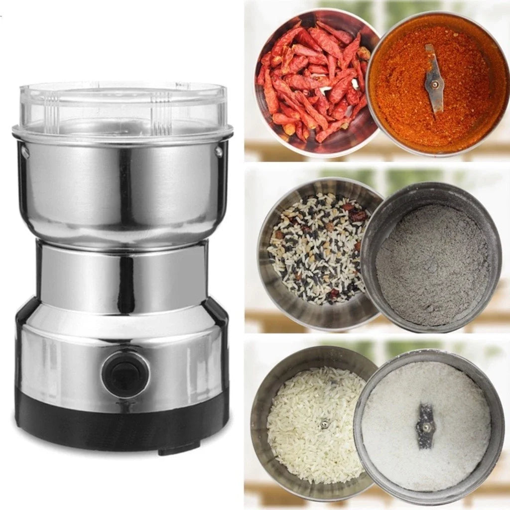 Moedor Elétrico de Café Inox Multifuncional 150W | Grãos e Especiarias Espa Café