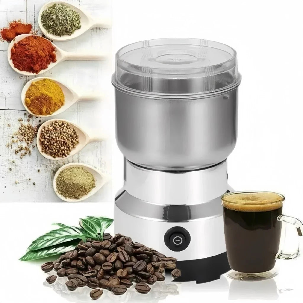 Moedor Elétrico de Café Inox Multifuncional 150W | Grãos e Especiarias Espa Café