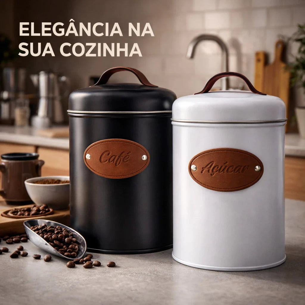 Lata Minimalista Espa Café® – Frescor e Elegância na Cozinha