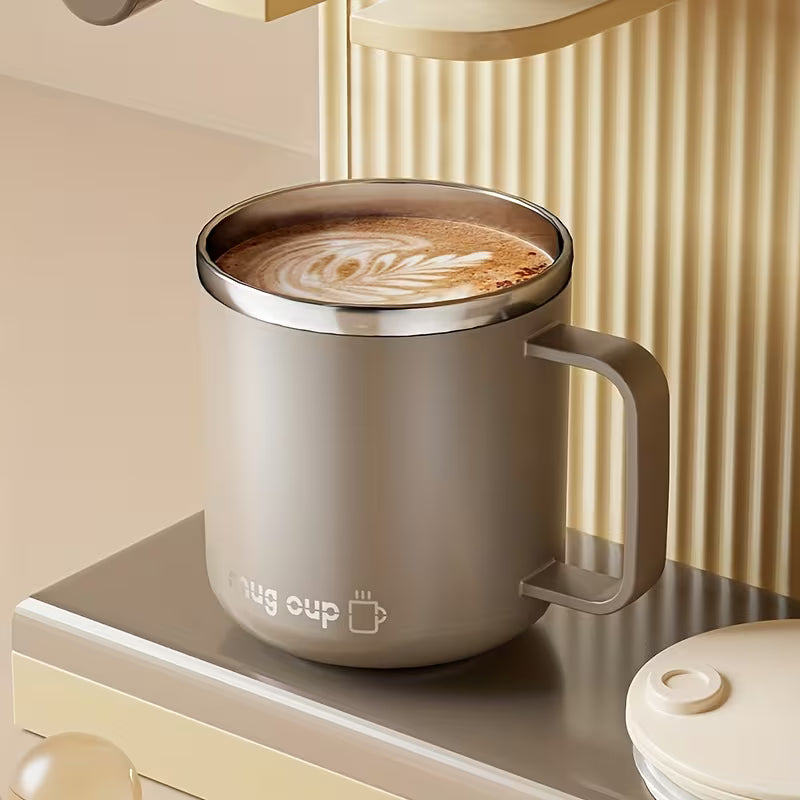 Caneca Térmica Inox com Tampa Espa Café – Copo Portátil Antiderrapante p/ Café e Chá