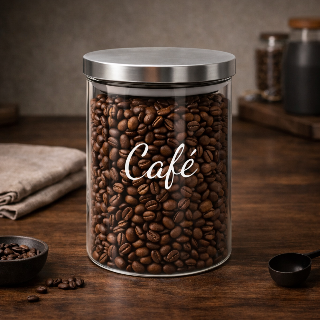 Pote Hermético Espa Café® – Frescor e Organização Duradoura