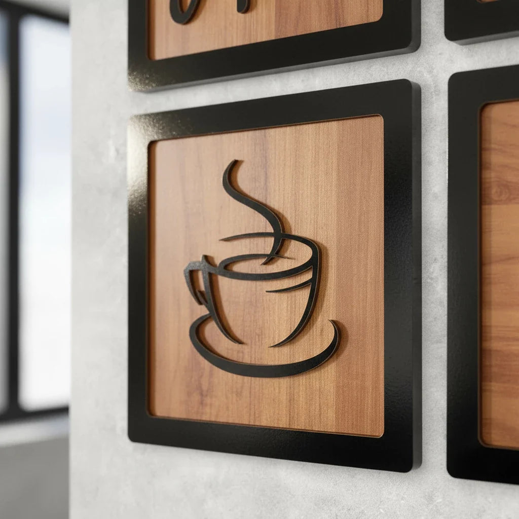 Kit Quadros 3D Espa Café® – Decoração e Personalidade no Café