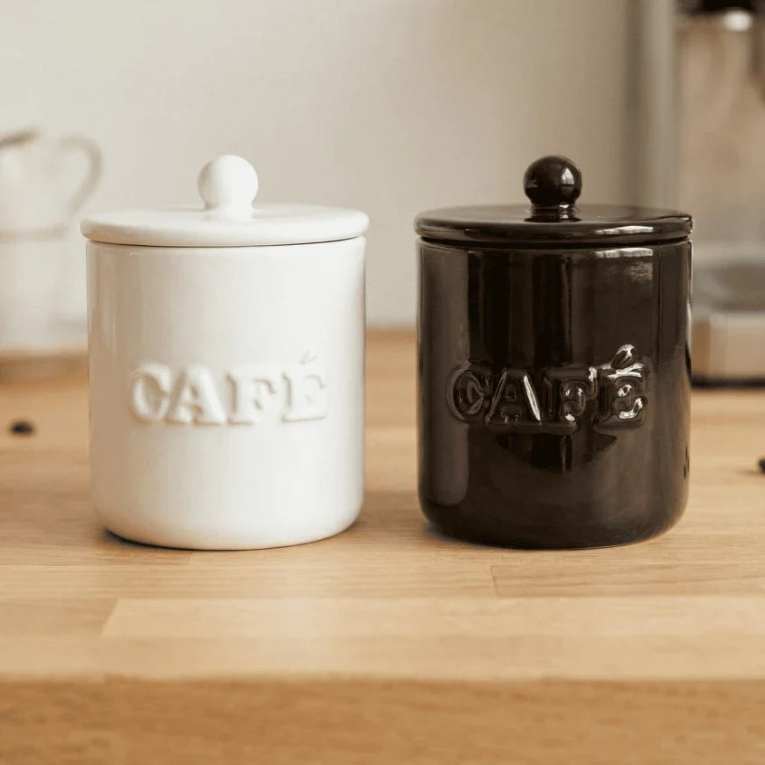 Pote de Cerâmica Espa Café® – Charme e Organização Elegante