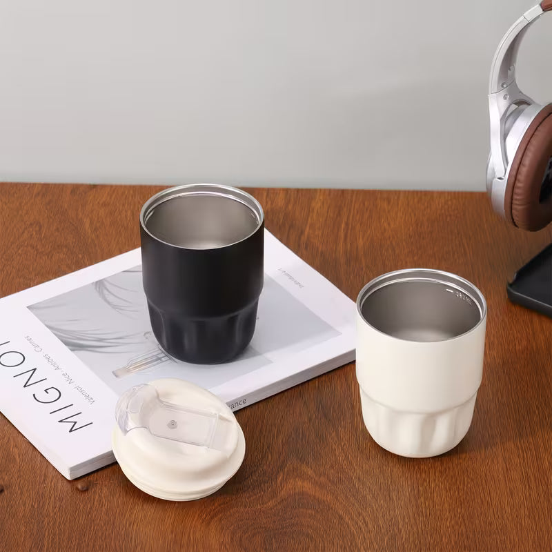 Mini Caneca Térmica Inox 316 Espa Café – Copo Portátil Premium p/ Café, Chá e Carro