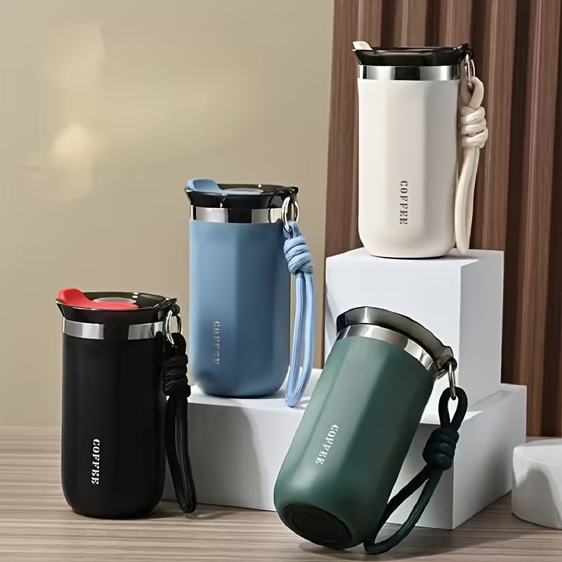 Caneca Térmica Inox com Tampa Espa Café – Copo de Viagem Isolado Premium para Café e Chá