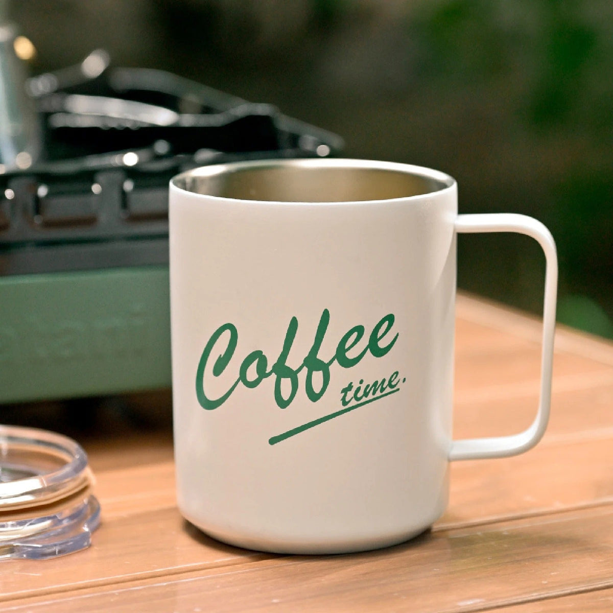 Caneca de Madeira Artesanal 400ml | Estilo Rústico Premium Espa Café