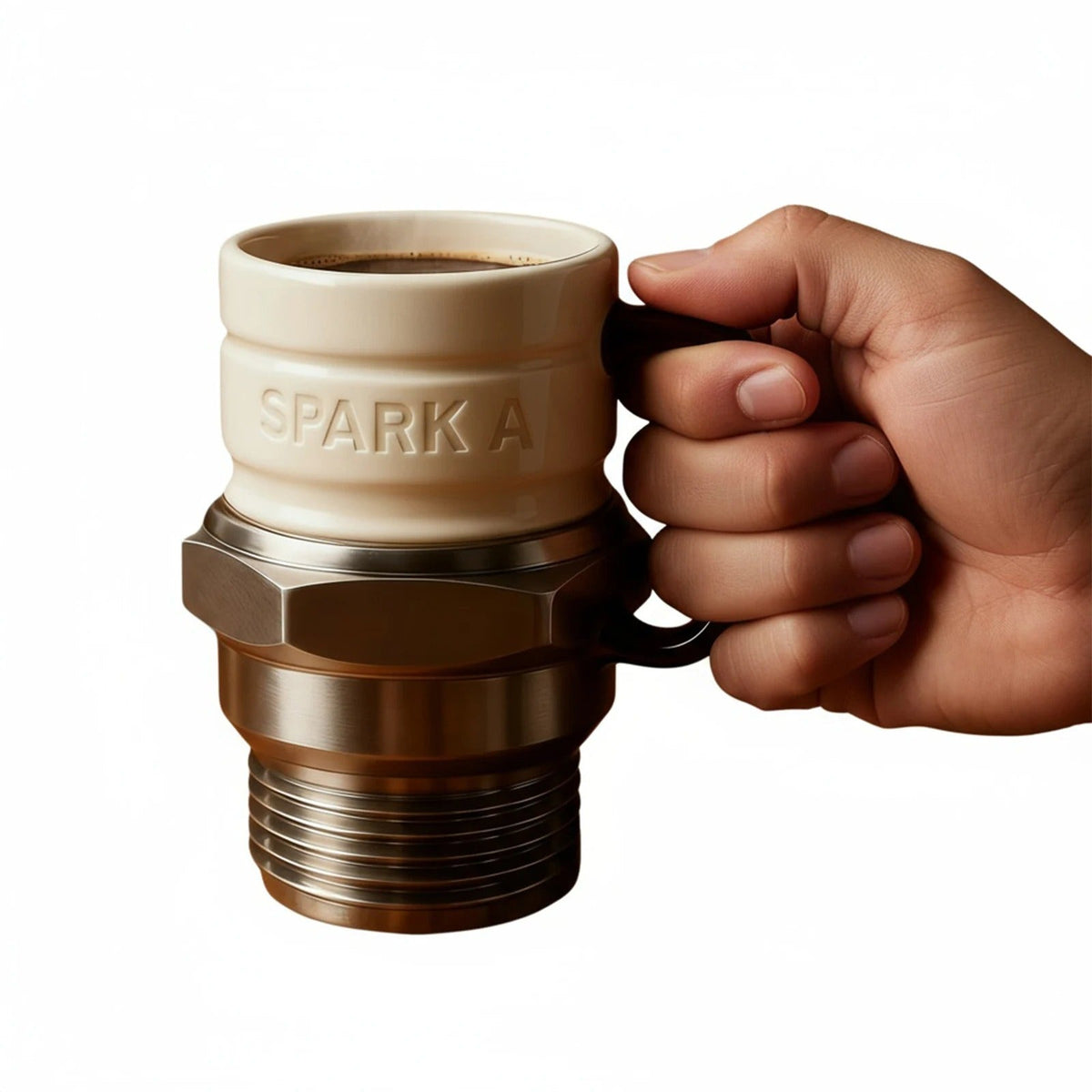 Caneca Automotiva Vela de Ignição Premium | Design Industrial Exclusivo – Espa Café