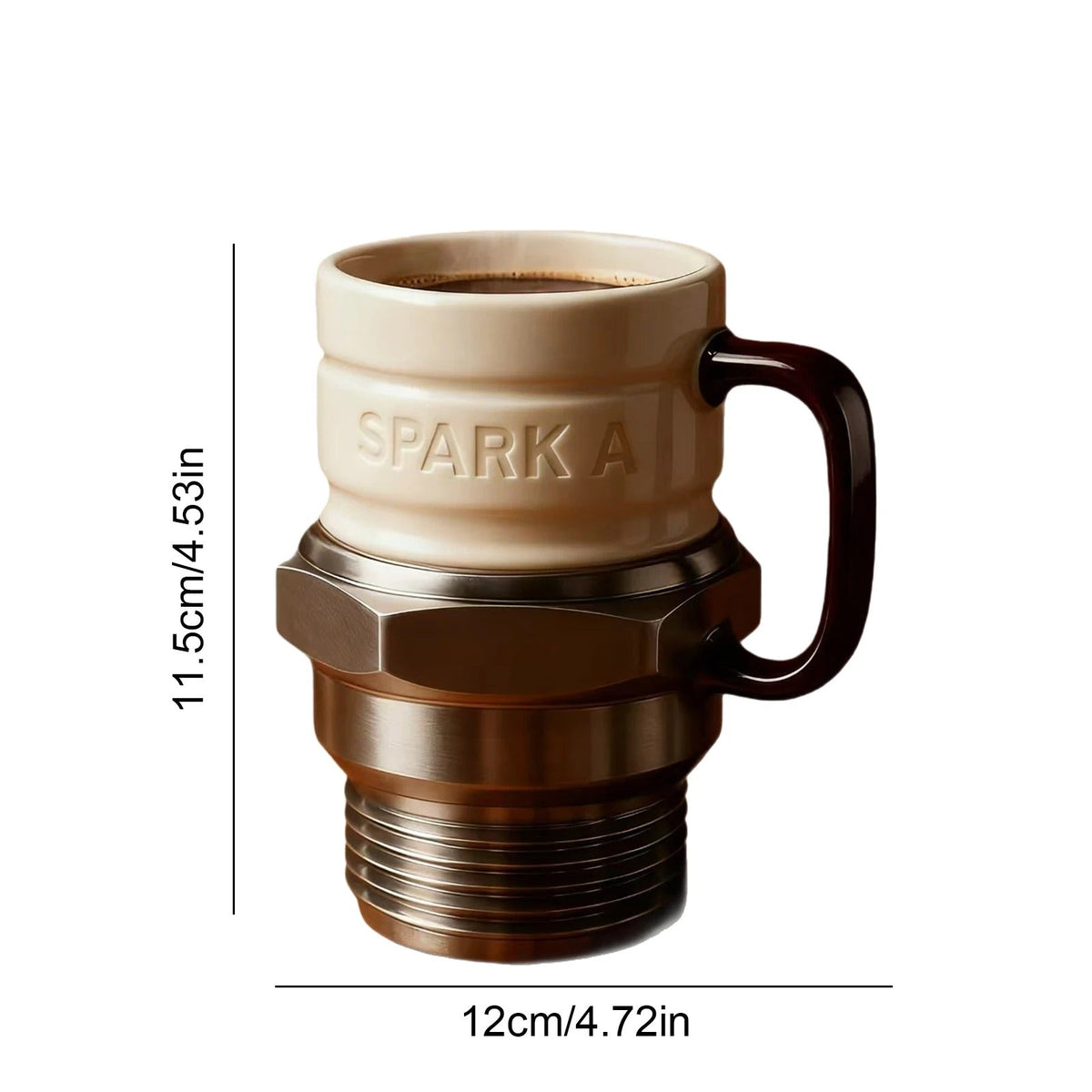 Caneca Automotiva Vela de Ignição Premium | Design Industrial Exclusivo – Espa Café