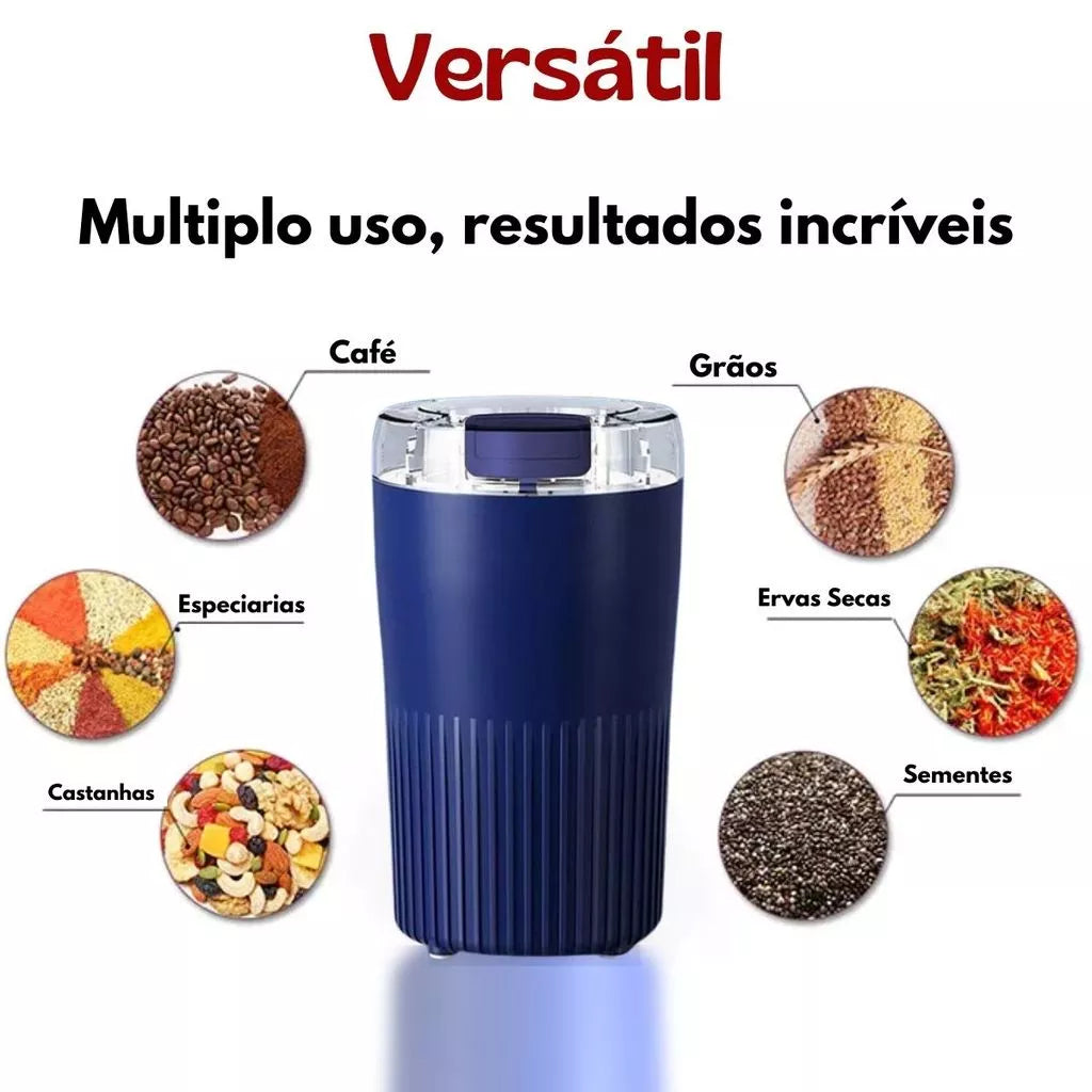 Moedor Elétrico de Café Premium 110V | Grãos e Especiarias Espa Café